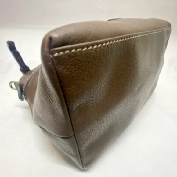 Dooney & Bourke Brown Leather Ruby Top Handle Convertible Crossbody Bag GUC - Picture 8 of 15